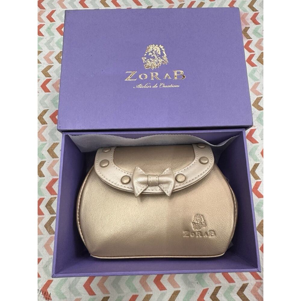 ZoraB Mini Purse Beige With Gift Box Mint